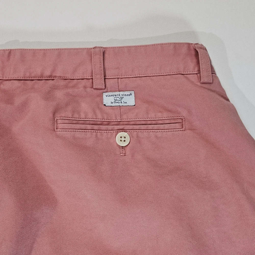 Vineyard Vines Club Shorts Mens Sz 42‎ Pink High Rise Preppy Vacation Resortwear
